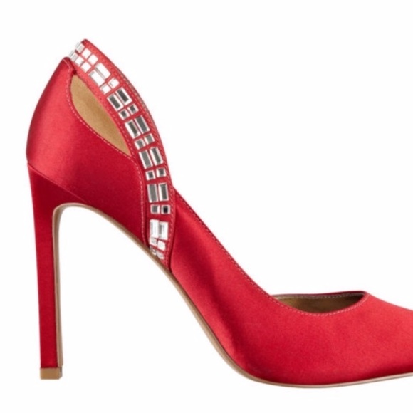 🔥👠Nine West Crystal D’Orsay Heels 👠🔥 - Picture 2 of 10